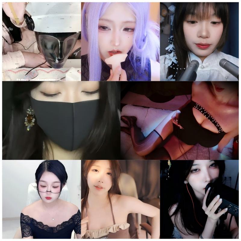 [在线+网盘]ASMR主播大杂烩默指导、桃子baby等 20V 2.9GB