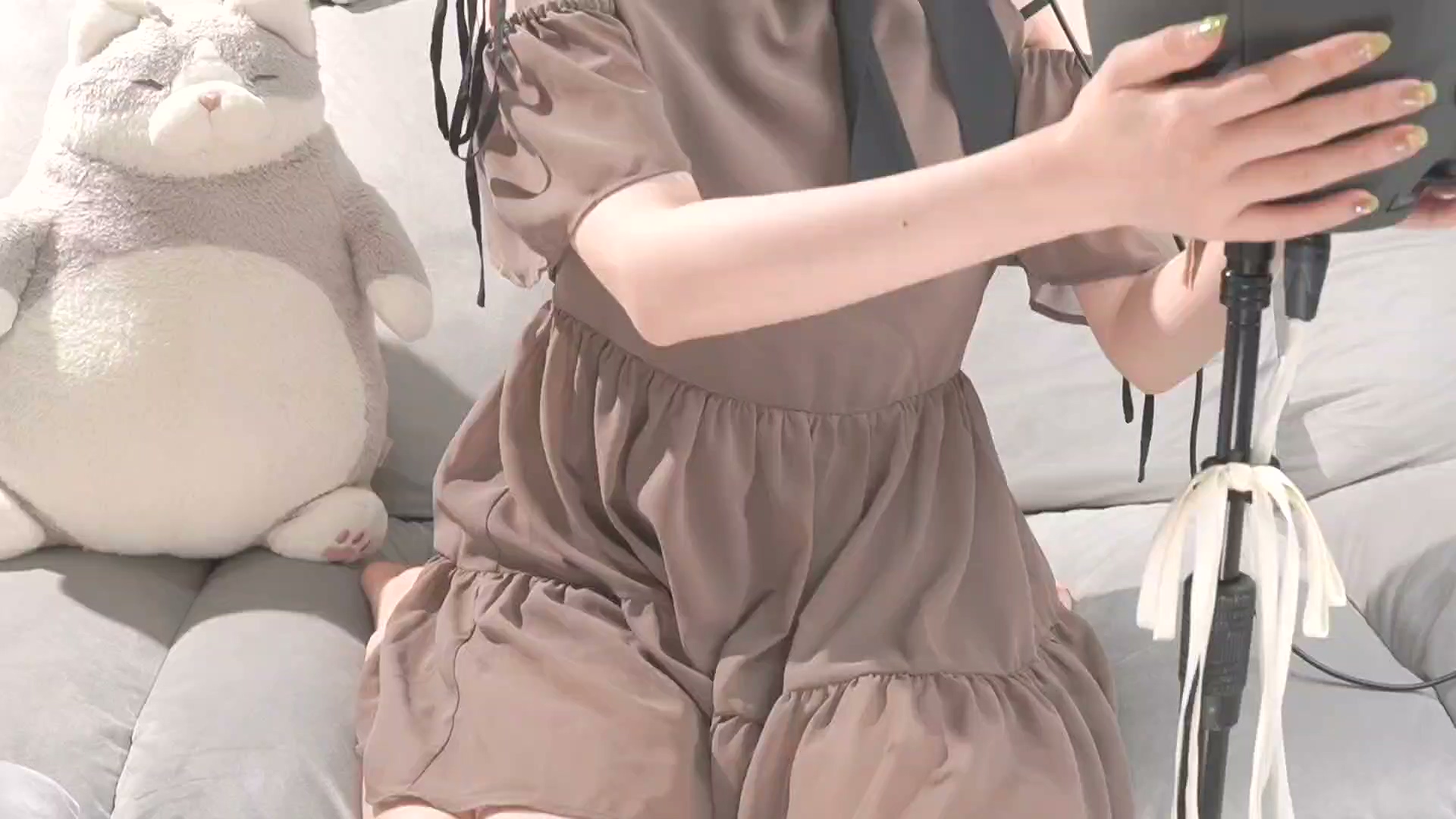 无限大ASMR 今天穿的是棕色连衣裙 1.9GB